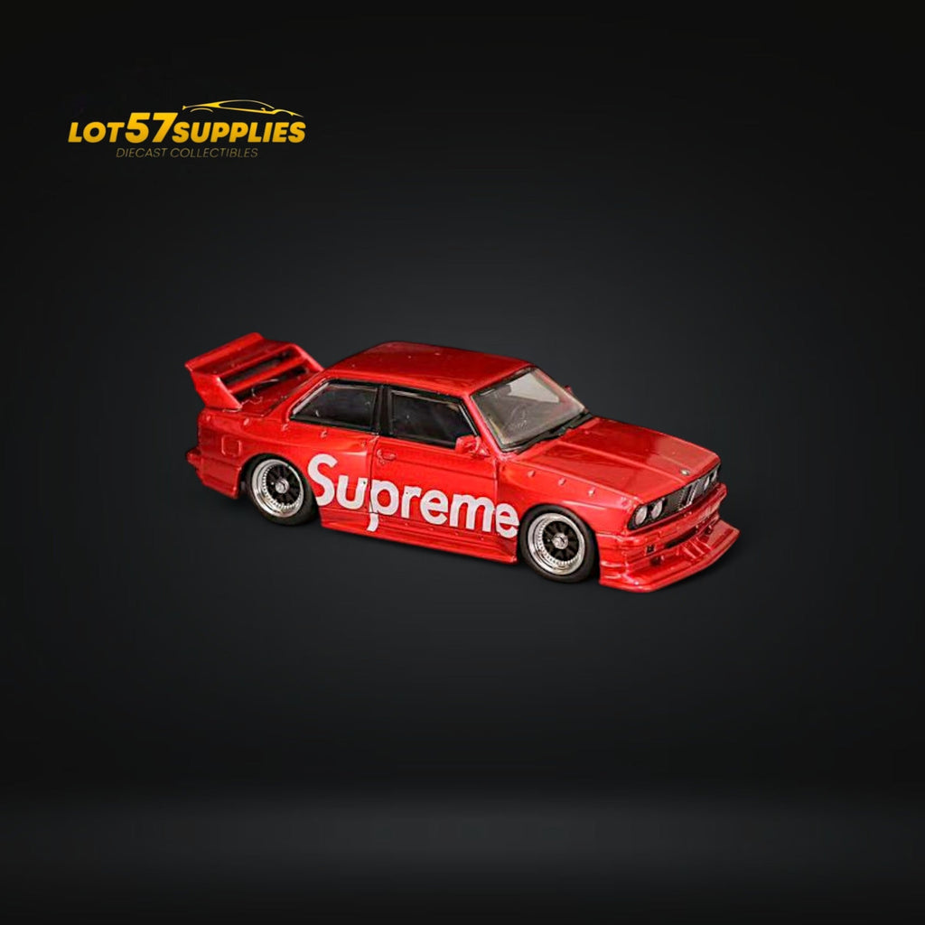 Street Weapon BMW E30 SUP Red Livery 1:64