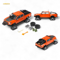 GCD Toyota Tacoma Orange Red 3PMSF Tires 1:64
