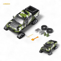 GCD Toyota Tacoma Snow Version Green Camo 1:64