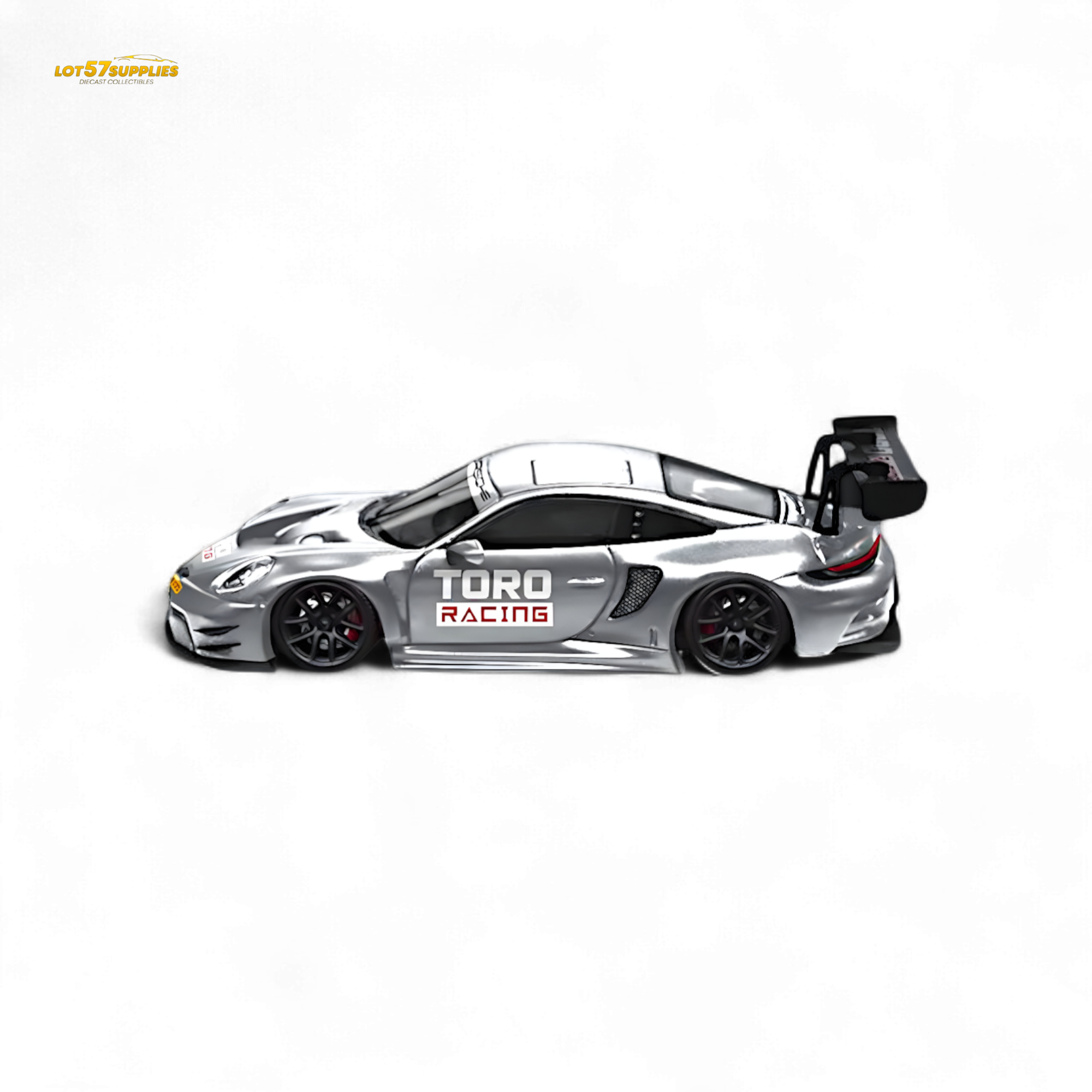 Star Race Porsche 911 GT3 Matte Silver 1:64