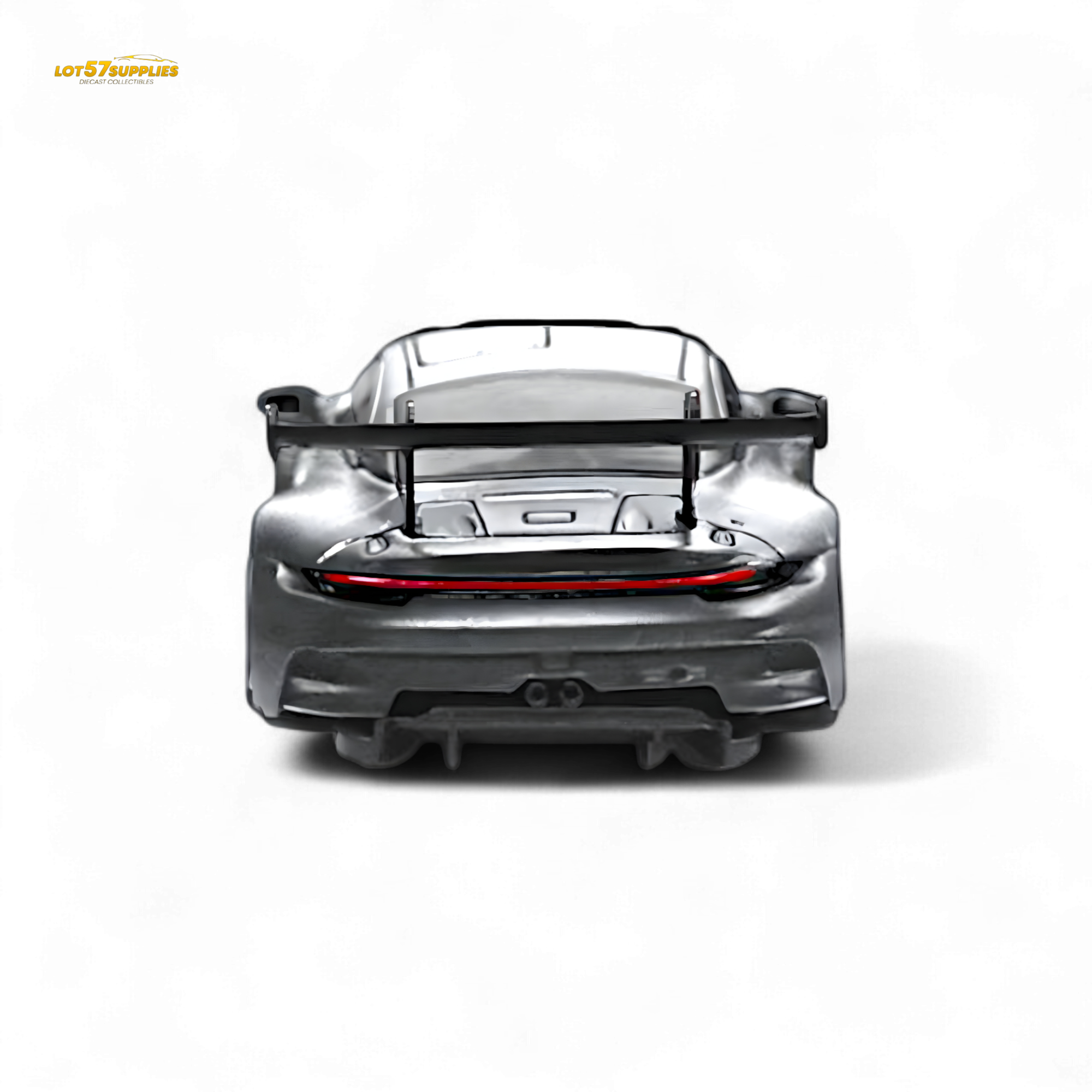 Star Race Porsche 911 GT3 Matte Silver 1:64