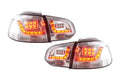 VW Golf Mk6 GTI LED Clear Tail Lights V2 (2008-2014)