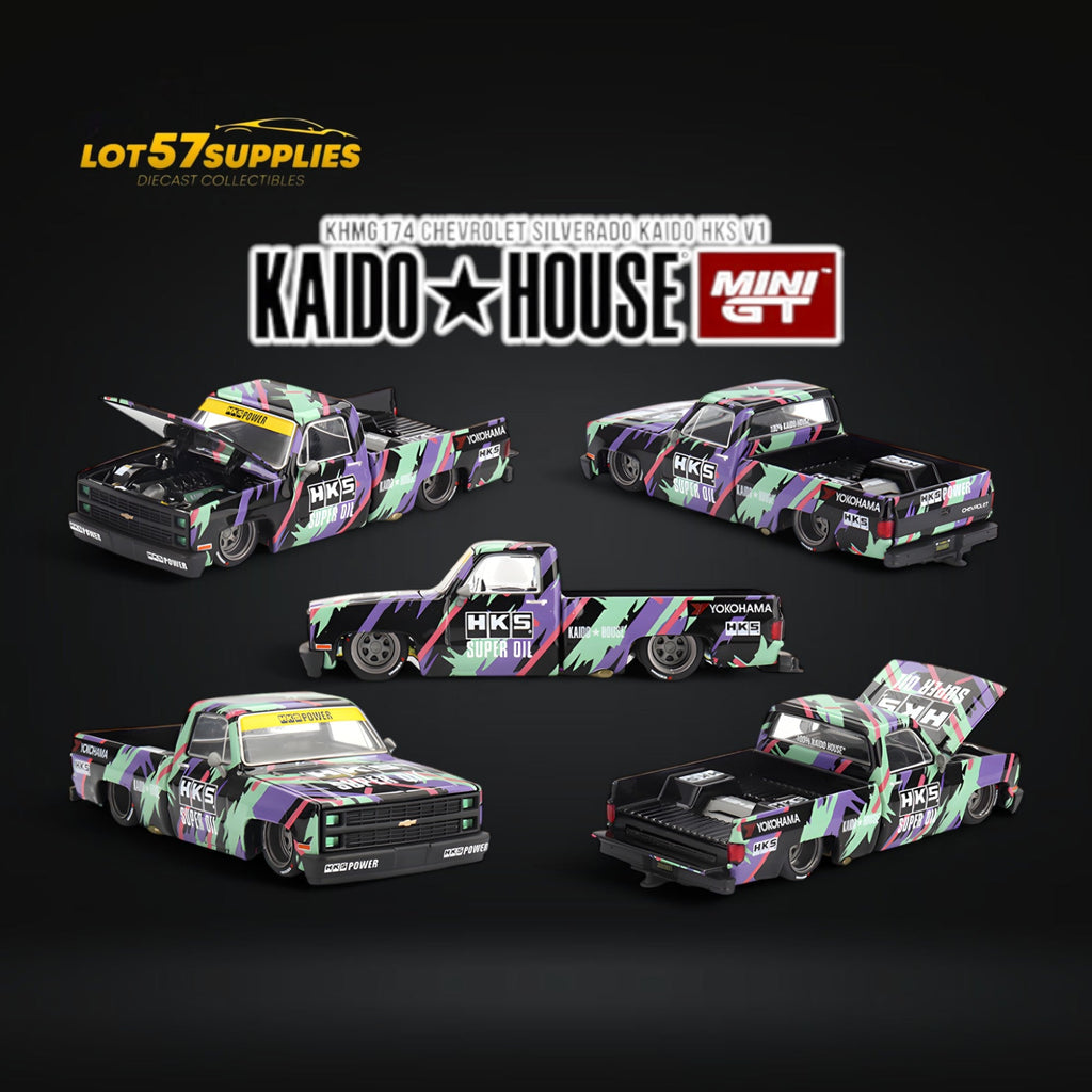 Mini GT x Kaido House Chevrolet Silverado 1:64