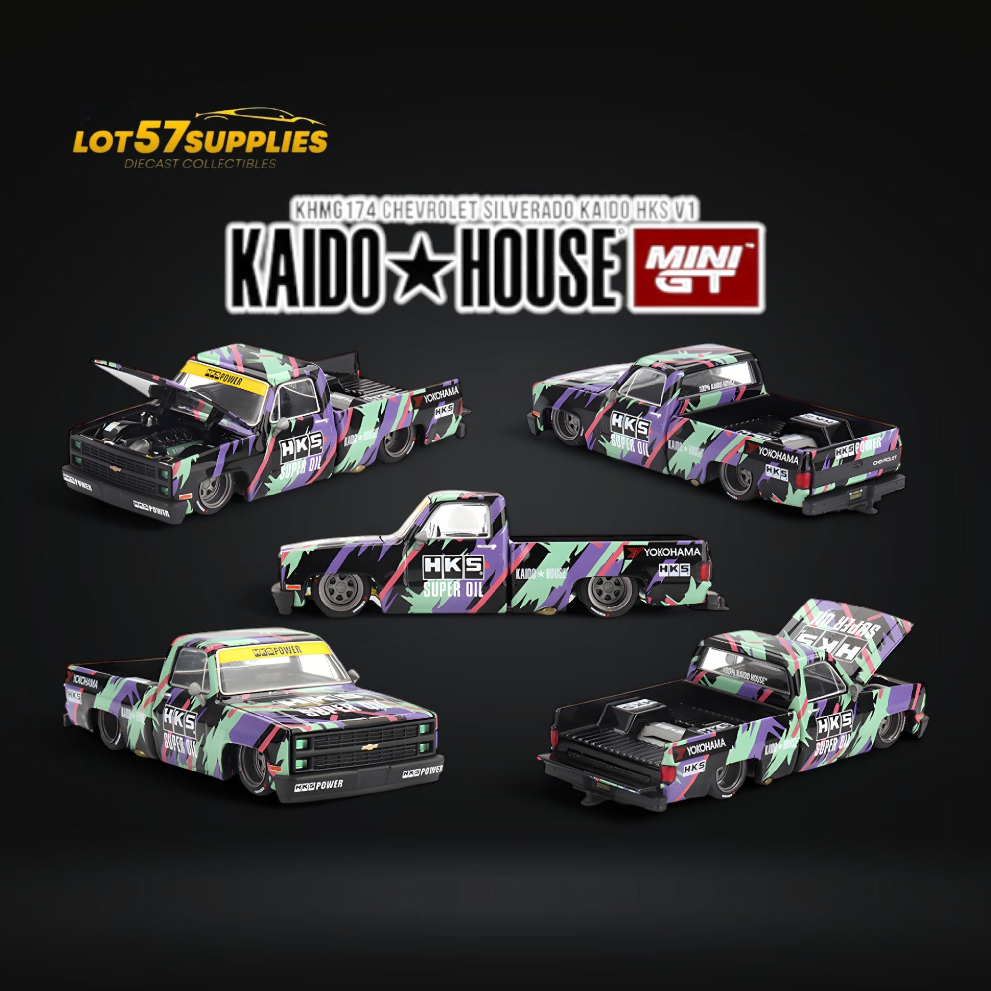 Mini GT x Kaido House Chevrolet Silverado 1:64