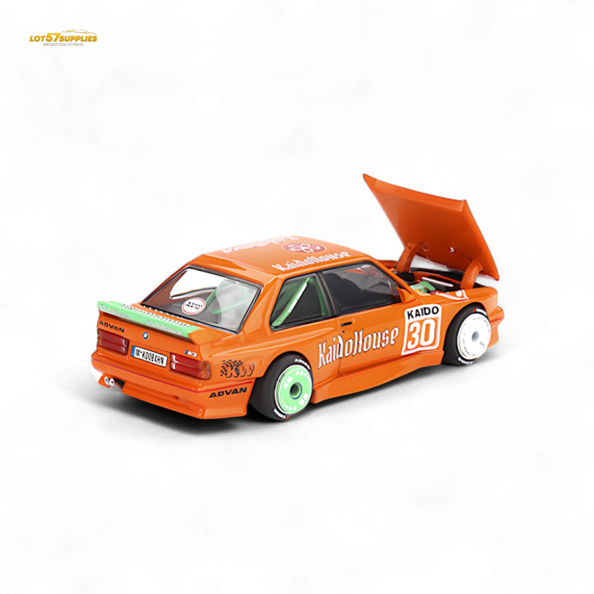 Mini GT x Kaido House BMW M3 E30 Orange 1:64