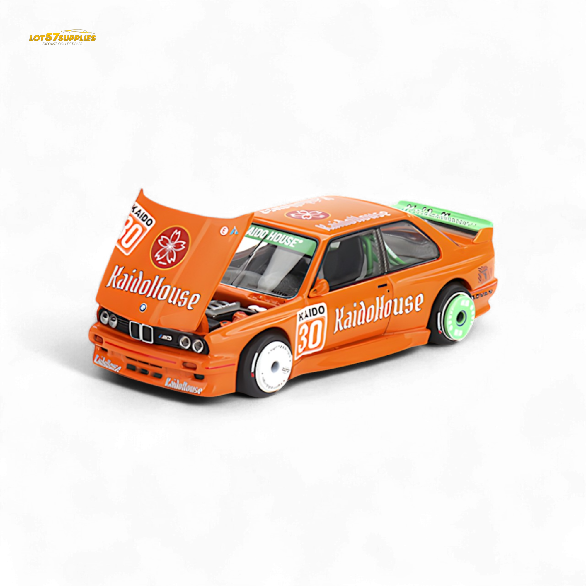 Mini GT x Kaido House BMW M3 E30 Orange 1:64