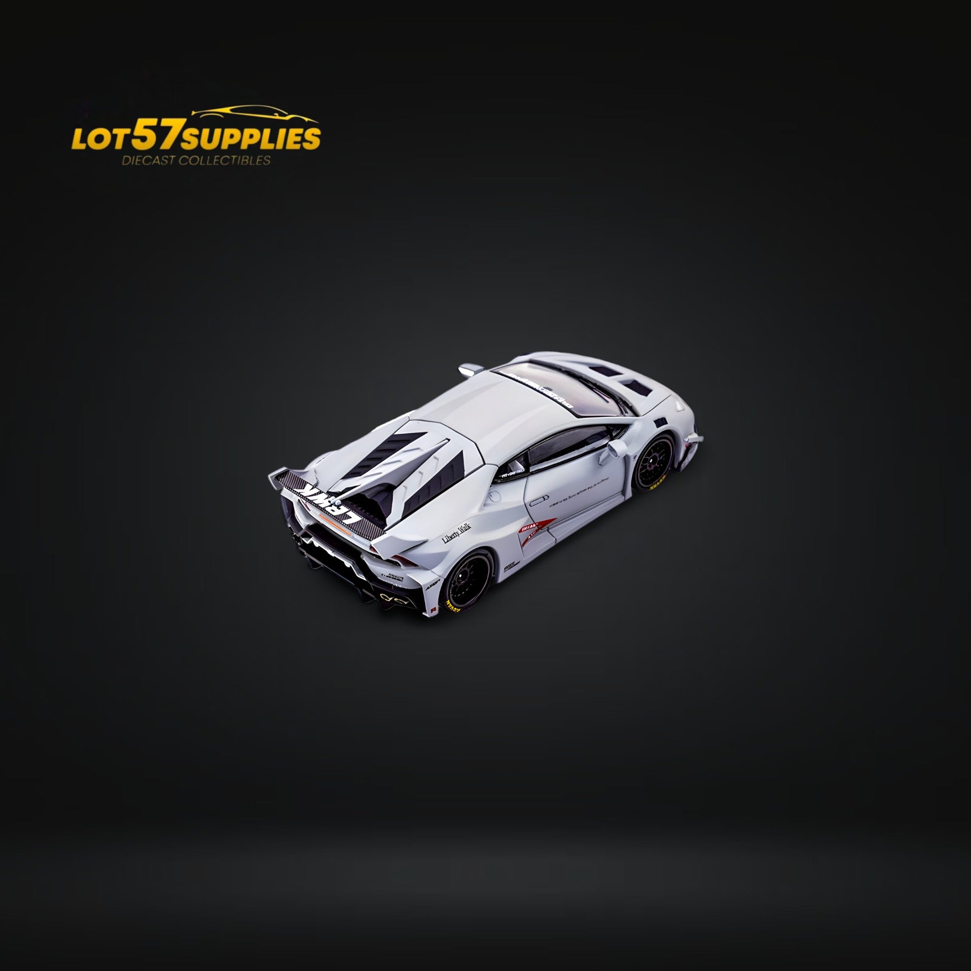 (Pre-Order) King Model Lamborghini Huracan LBWK Air Force Grey 1:64