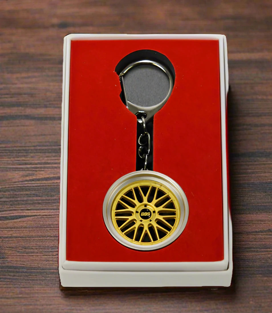 BBS LM KEY RING - GOLD