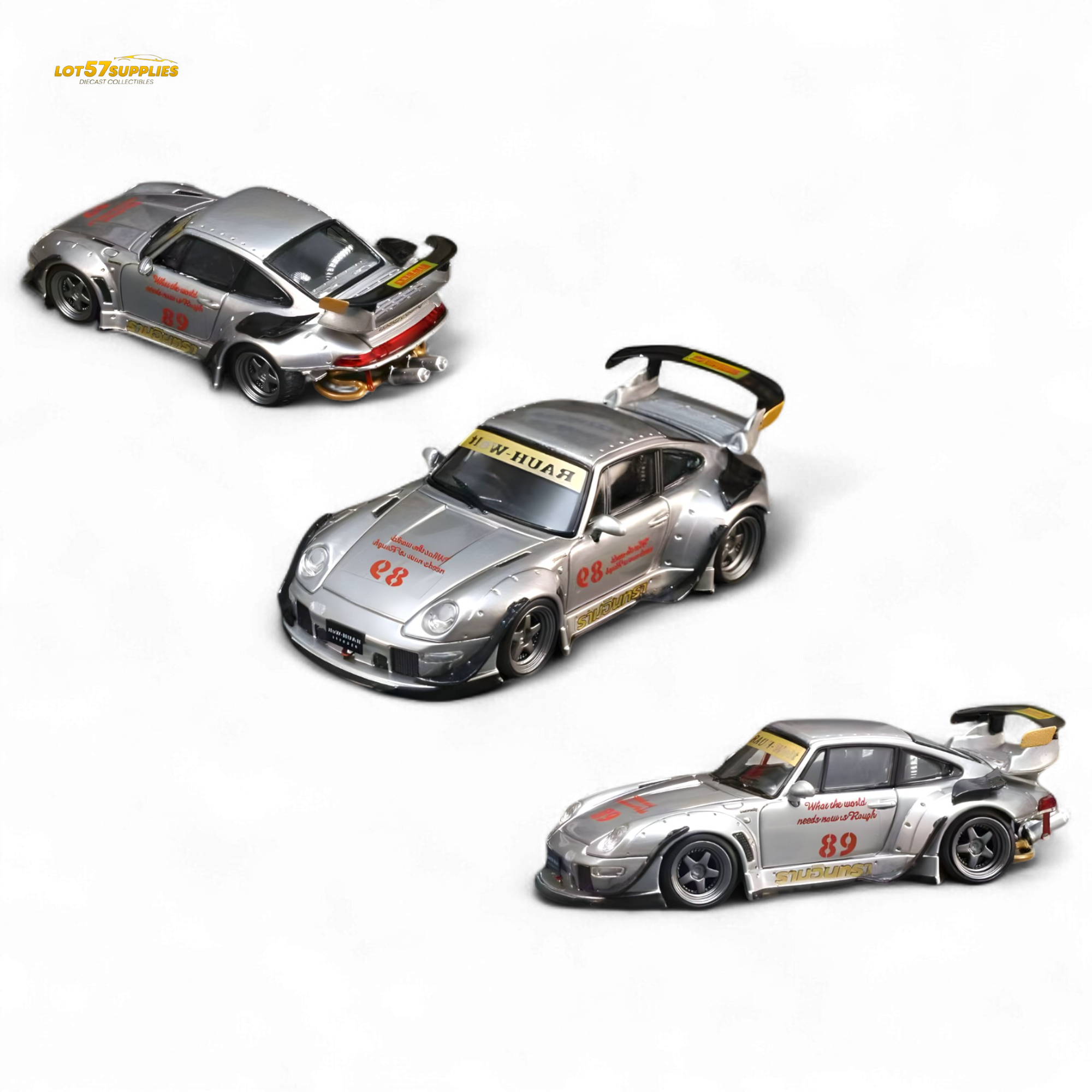 Street Weapon Porsche RWB 993 Heavenly Livery 1:64