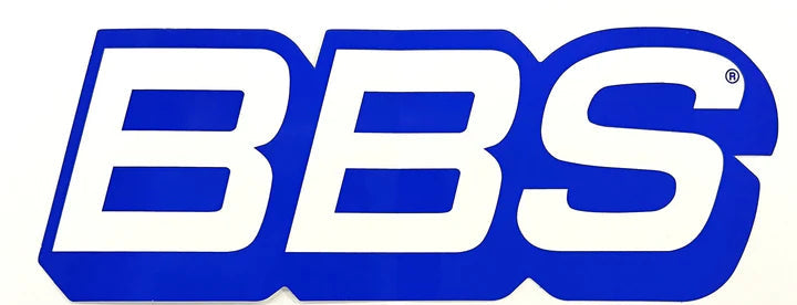 BBS Large Decal 8"x3"