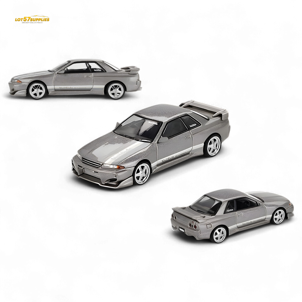 Mini GT Nissan Skyline GT-R R32 Veilside Combat Grey 1:64