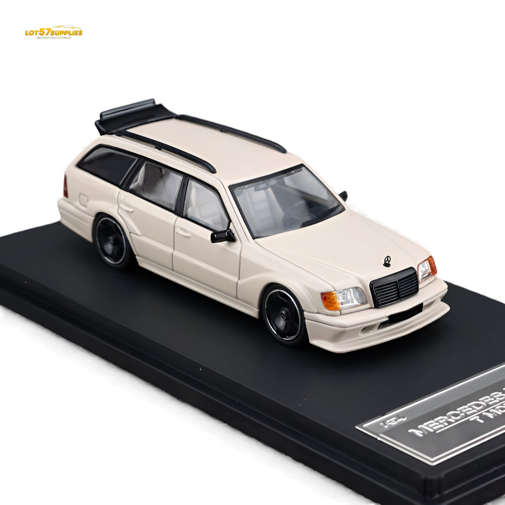 Mortal Mercedes-Benz S124 Milk Tea Color 1:64