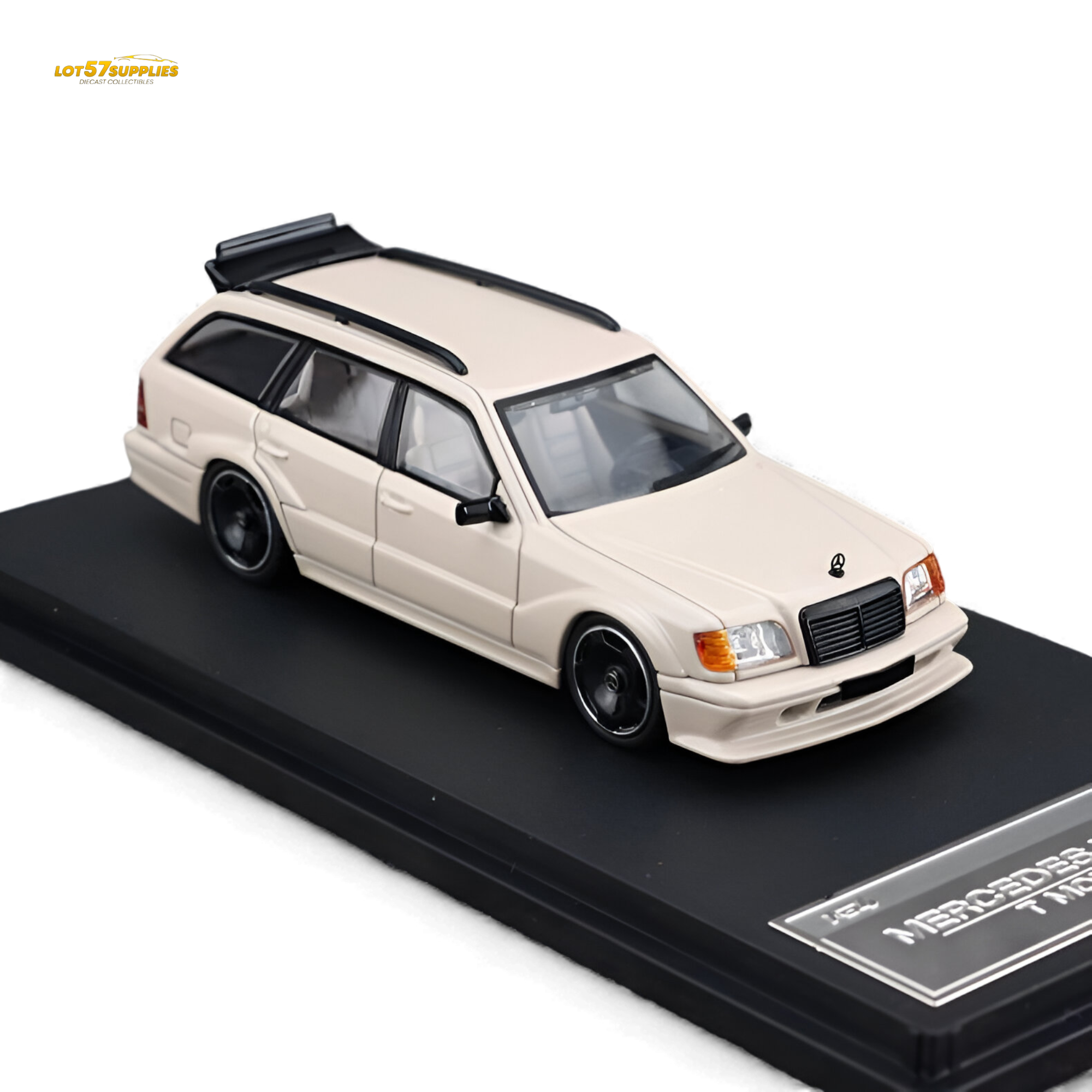 Mortal Mercedes-Benz S124 Milk Tea Color 1:64
