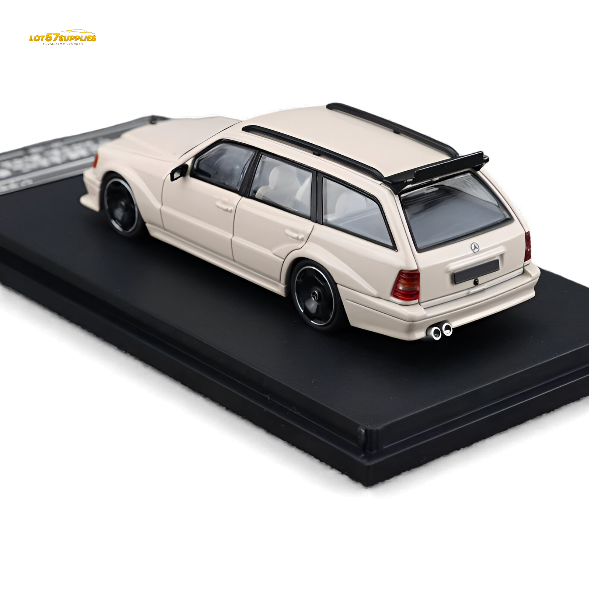 Mortal Mercedes-Benz S124 Milk Tea Color 1:64