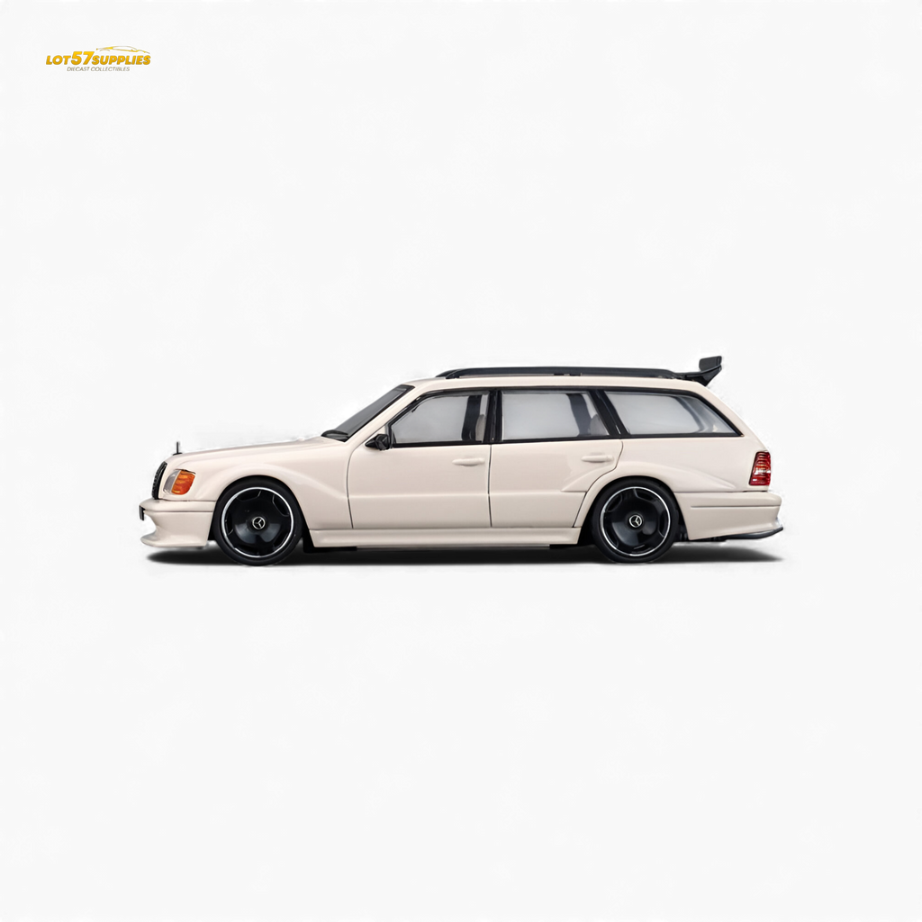 Mortal Mercedes-Benz S124 Milk Tea Color 1:64