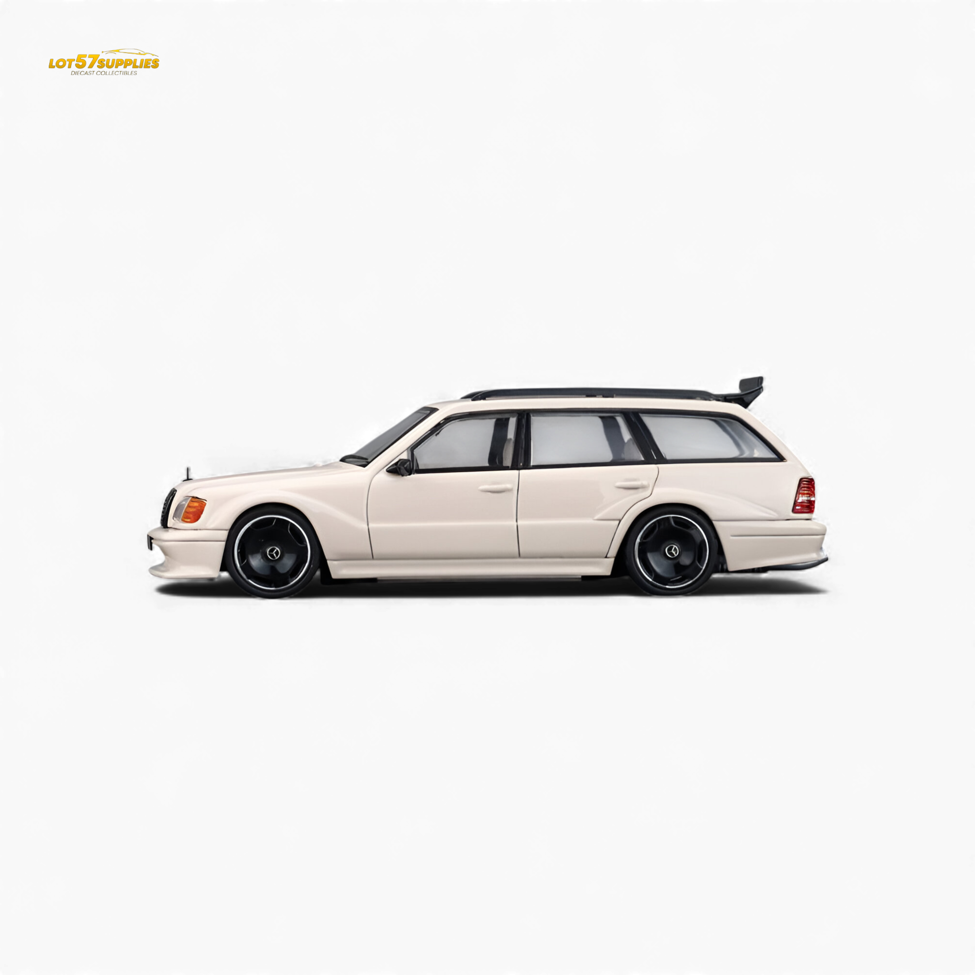 Mortal Mercedes-Benz S124 Milk Tea Color 1:64