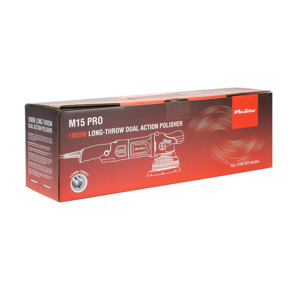 Dual Action Orbital Polisher | M15 Pro - 5in Plate, 15mm Throw, 1000W