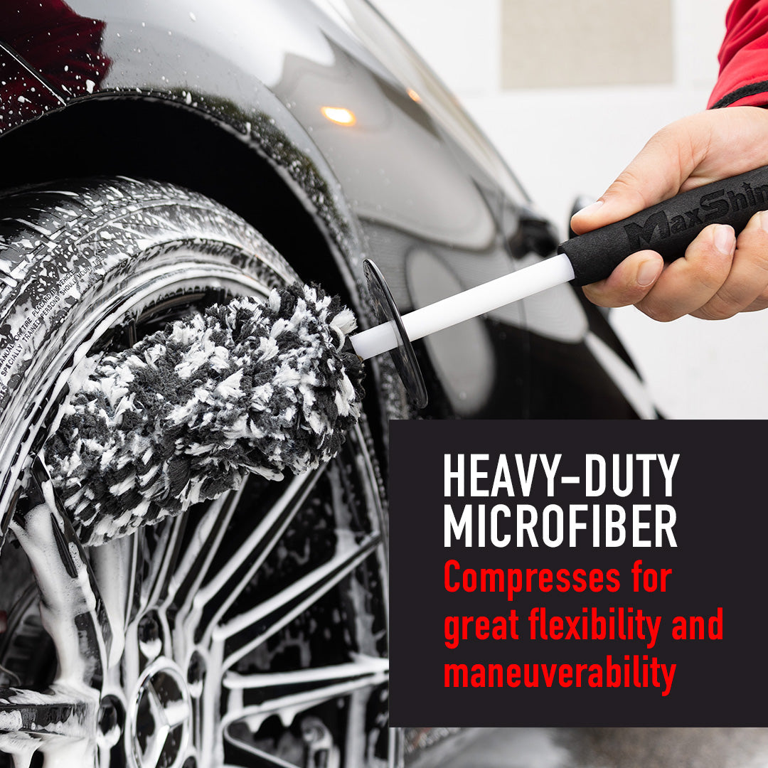 Microfiber Wheel Brush Set