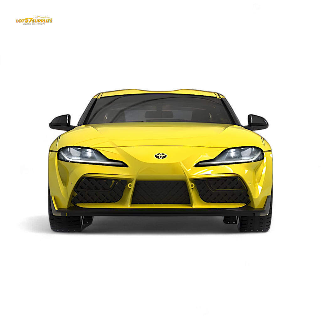 OM Model Toyota Supra A90 Initial D Ghost in Yellow 1:64