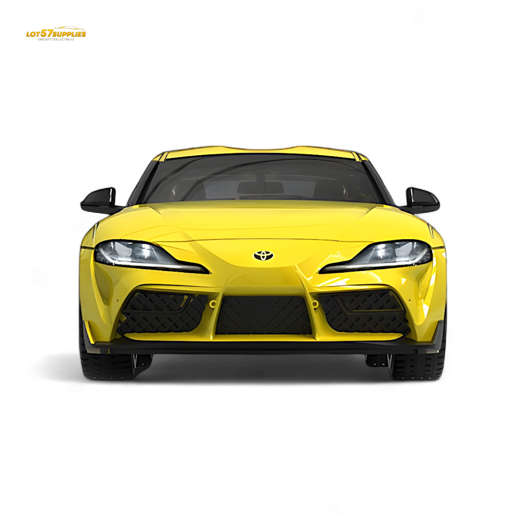 OM Model Toyota Supra A90 Initial D Ghost in Yellow 1:64