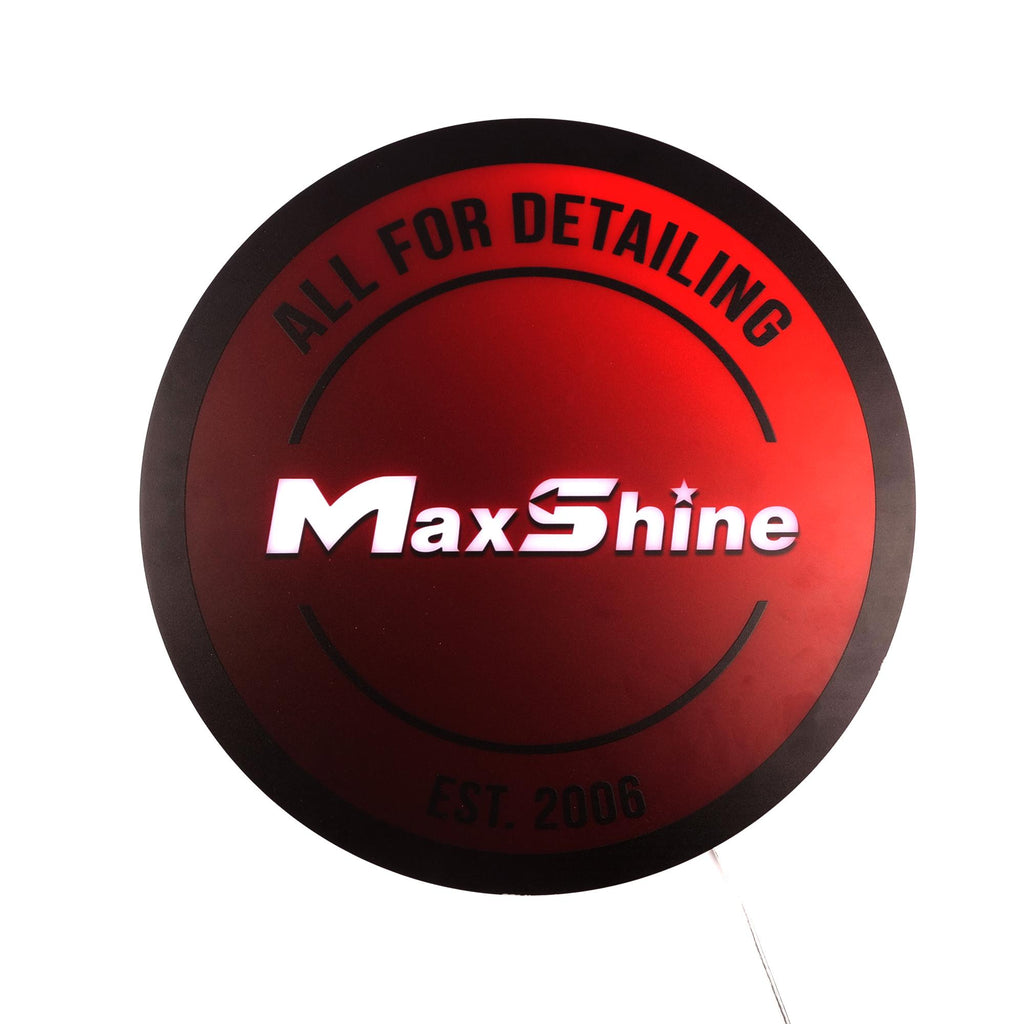 MaxShine Garage Logo and Sign