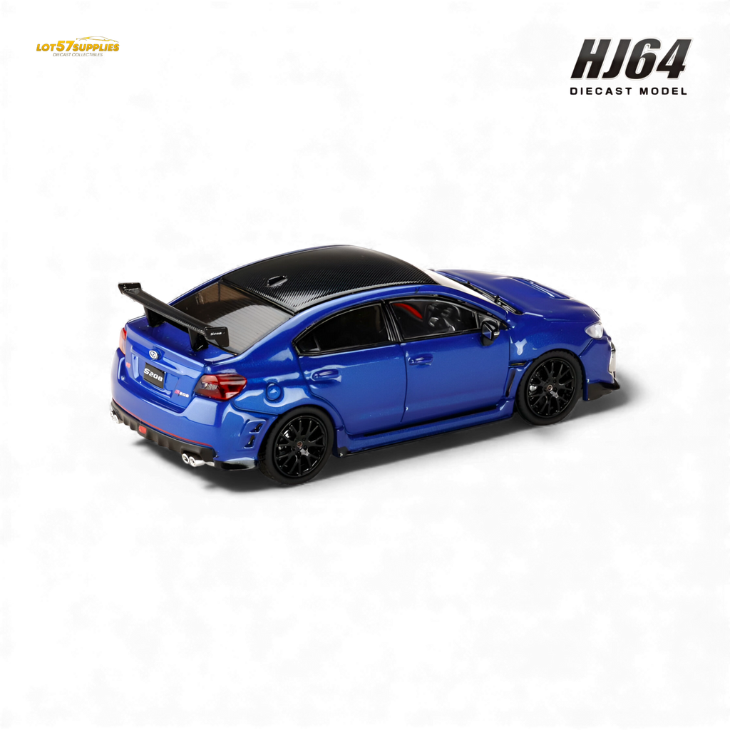 Hobby Japan Subaru S208 WR Blue Pearl 1:64