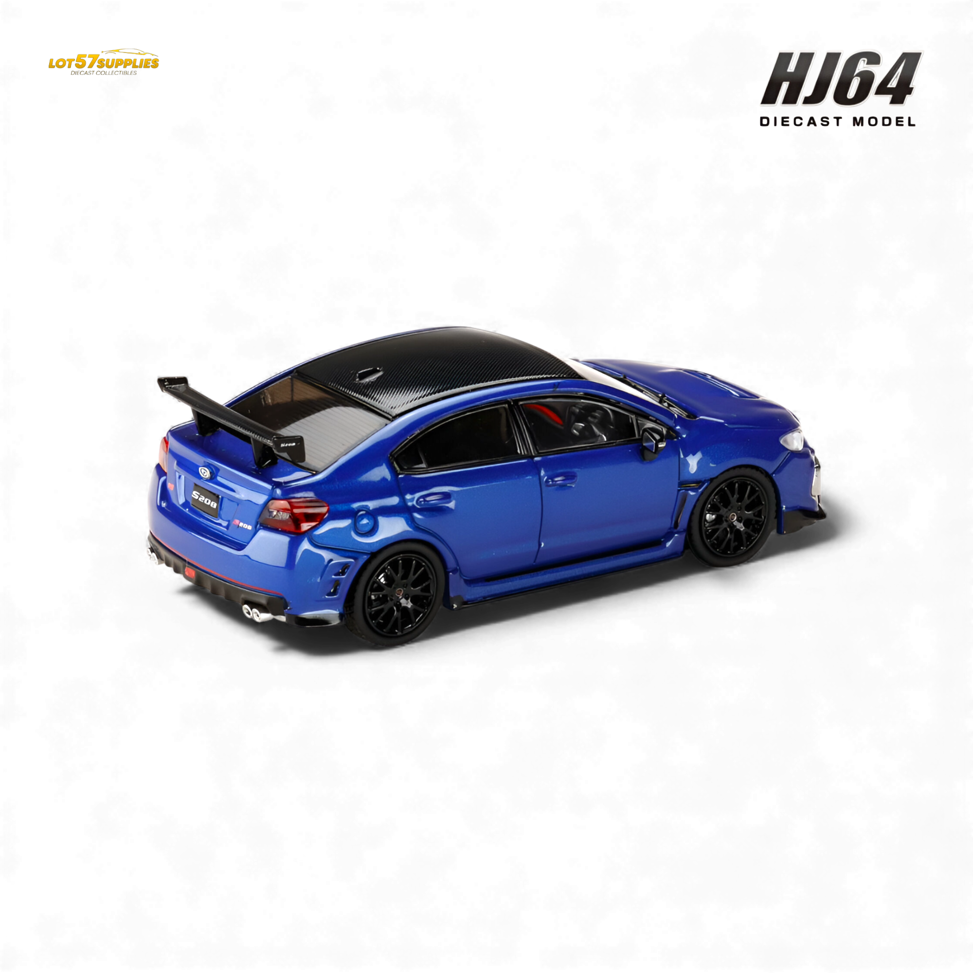 Hobby Japan Subaru S208 WR Blue Pearl 1:64