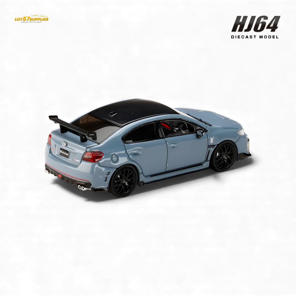 Hobby Japan Subaru S208 NBR Challenge Package - Cool Gray 1:64