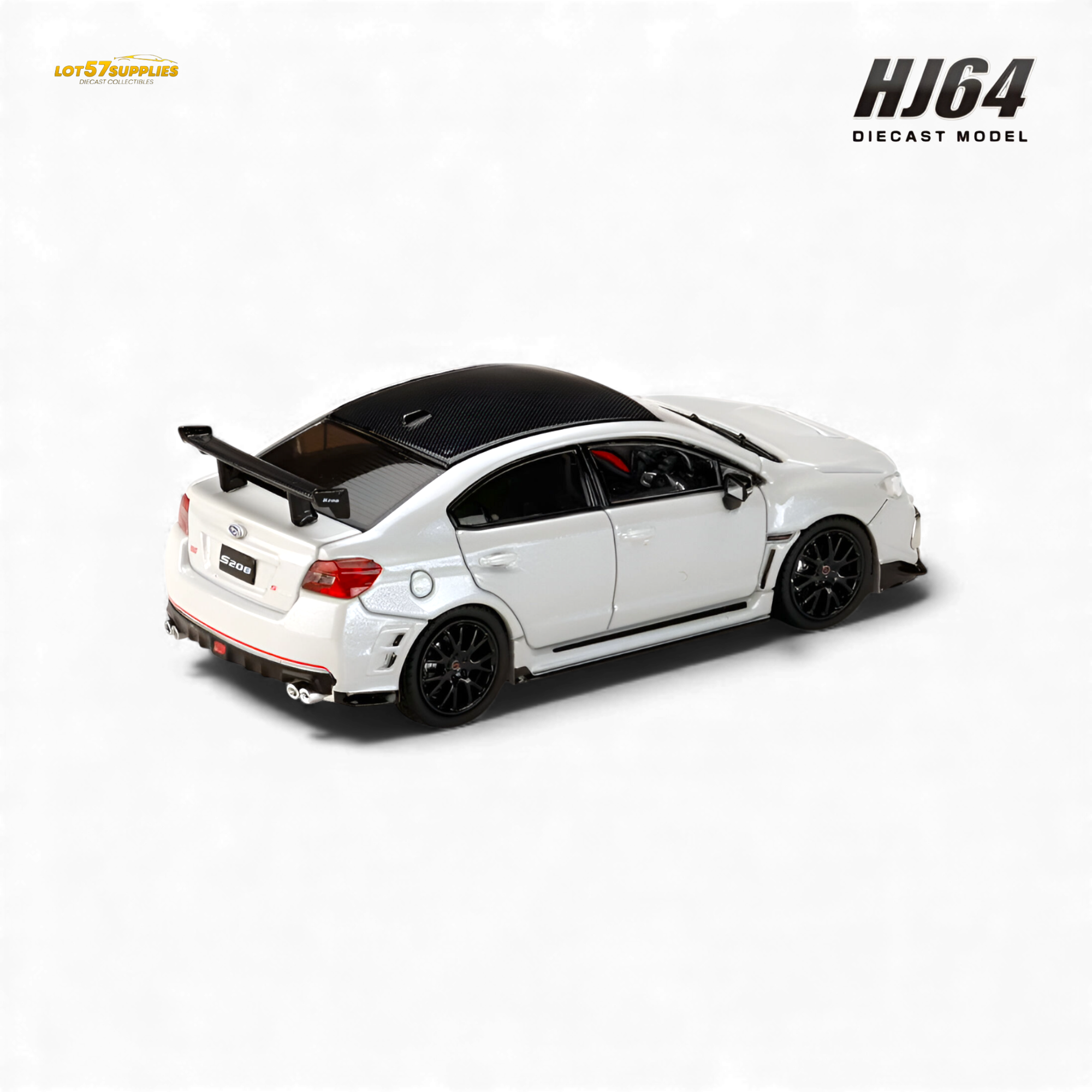 Hobby Japan Subaru S208 NBR Challenge Package - White 1:64
