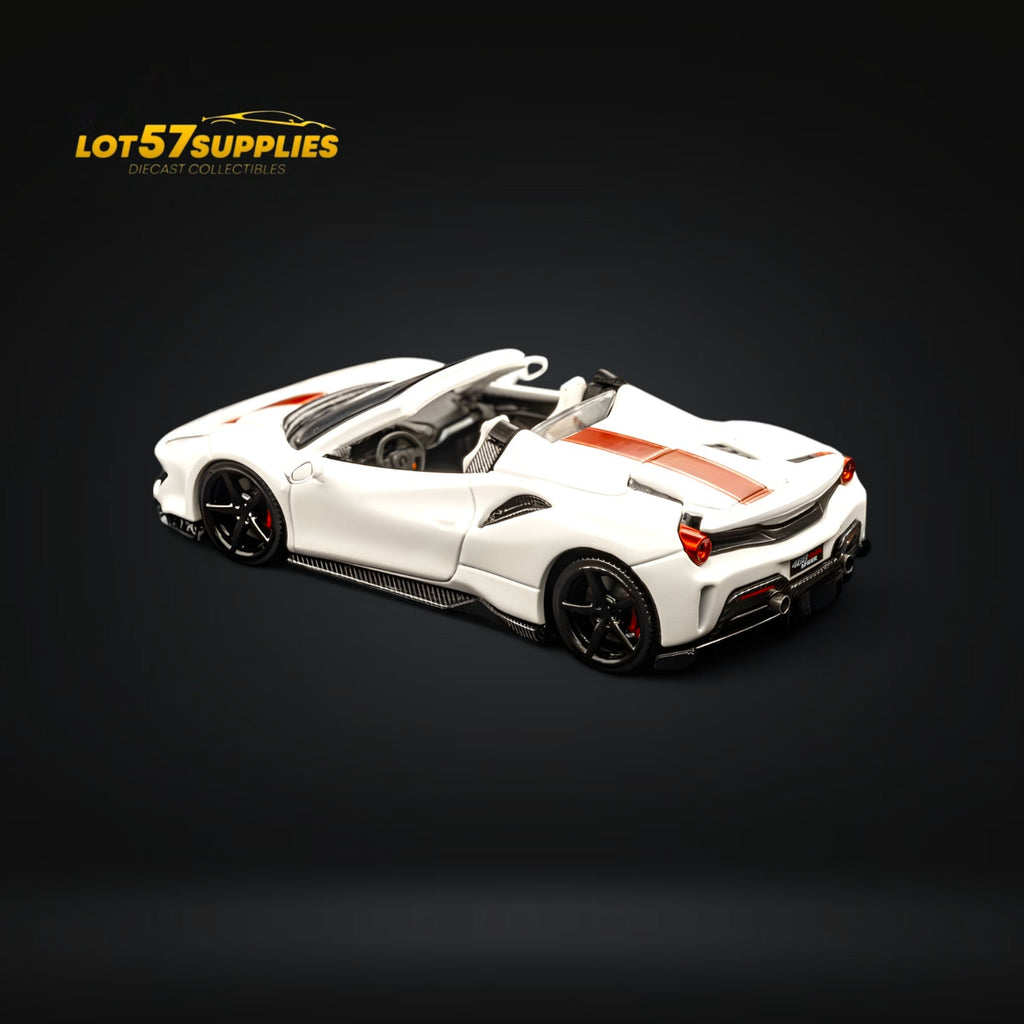 TPC Ferrari 488 Roadster Pearl White 1:64