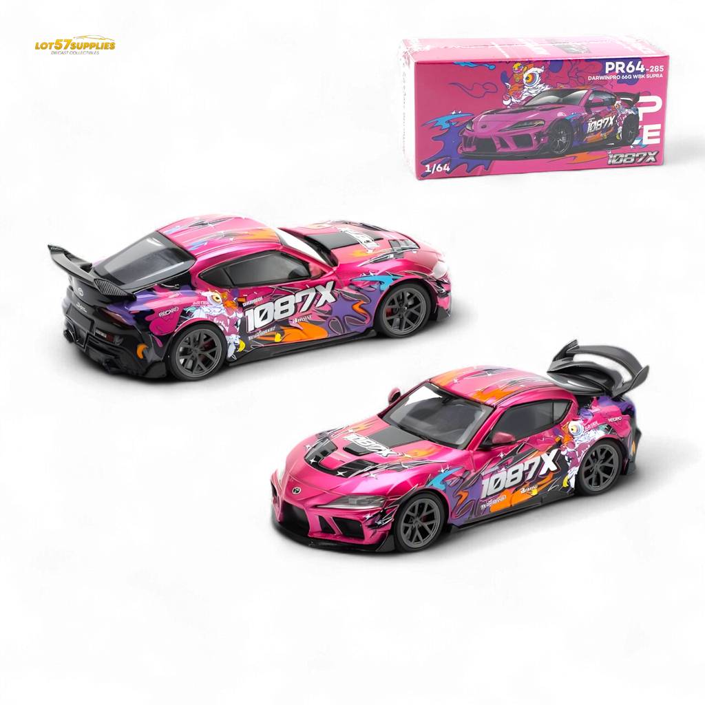 PopRace Toyota Supra A90 Lion Dance 1:64
