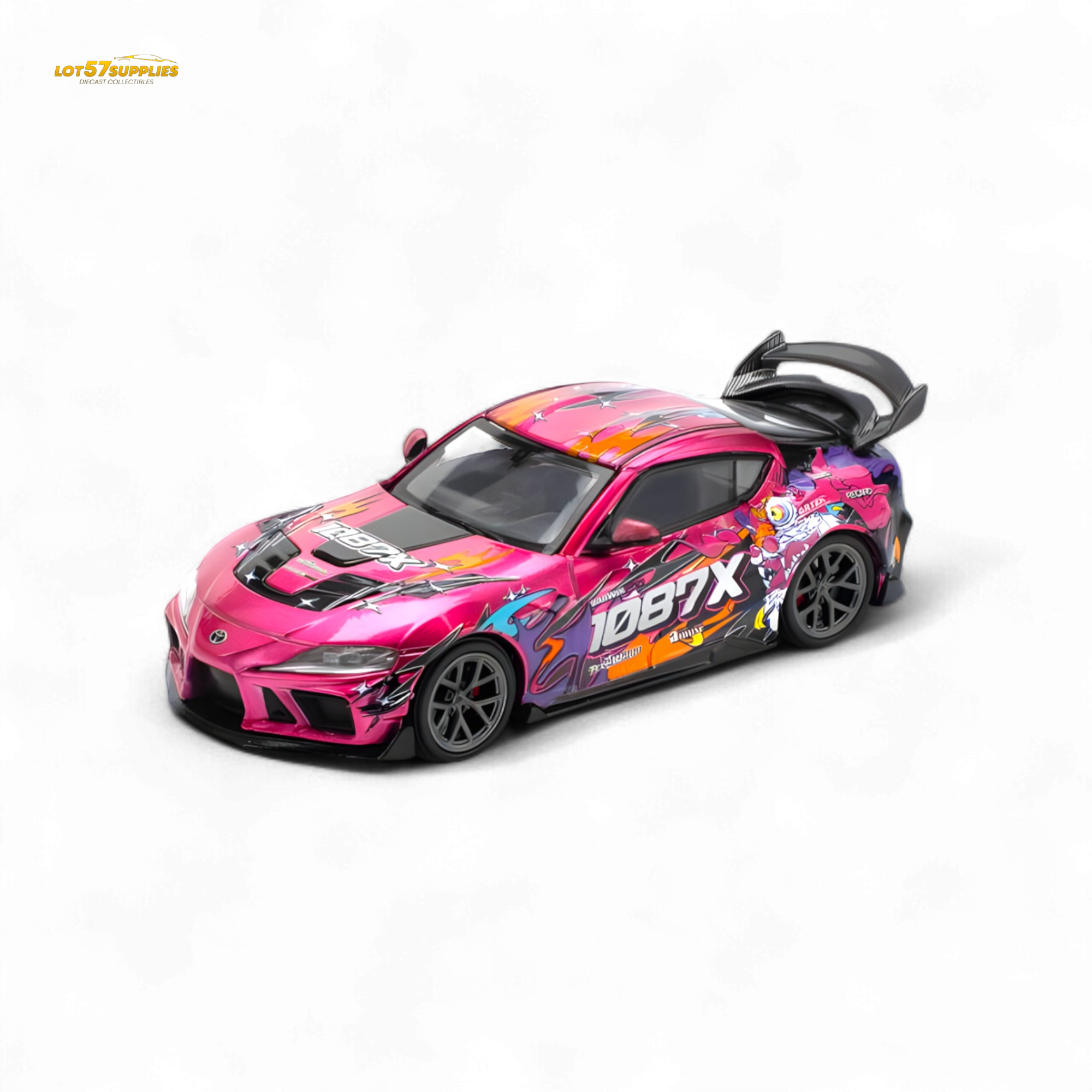 PopRace Toyota Supra A90 Lion Dance 1:64