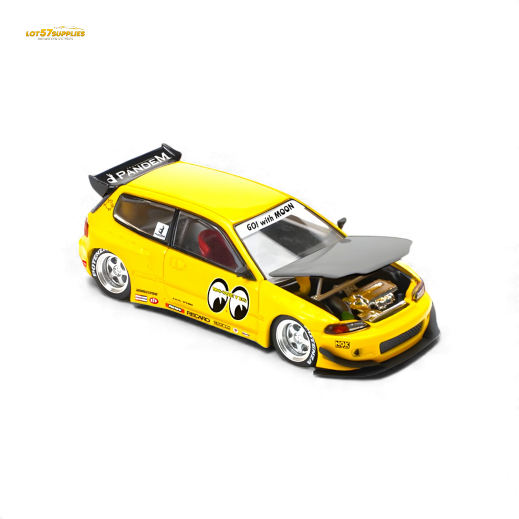 Pop Race Pandem Civic EG6 MOONEYES 1:64