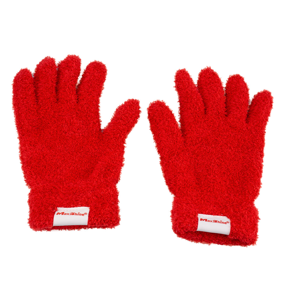 Plush Microfiber Cleaning Gloves