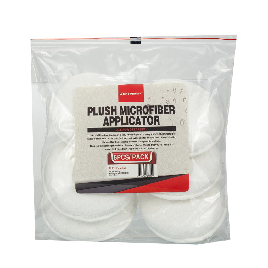 Pocket Grip Plush Microfiber Applicator Pad - 6 Pack