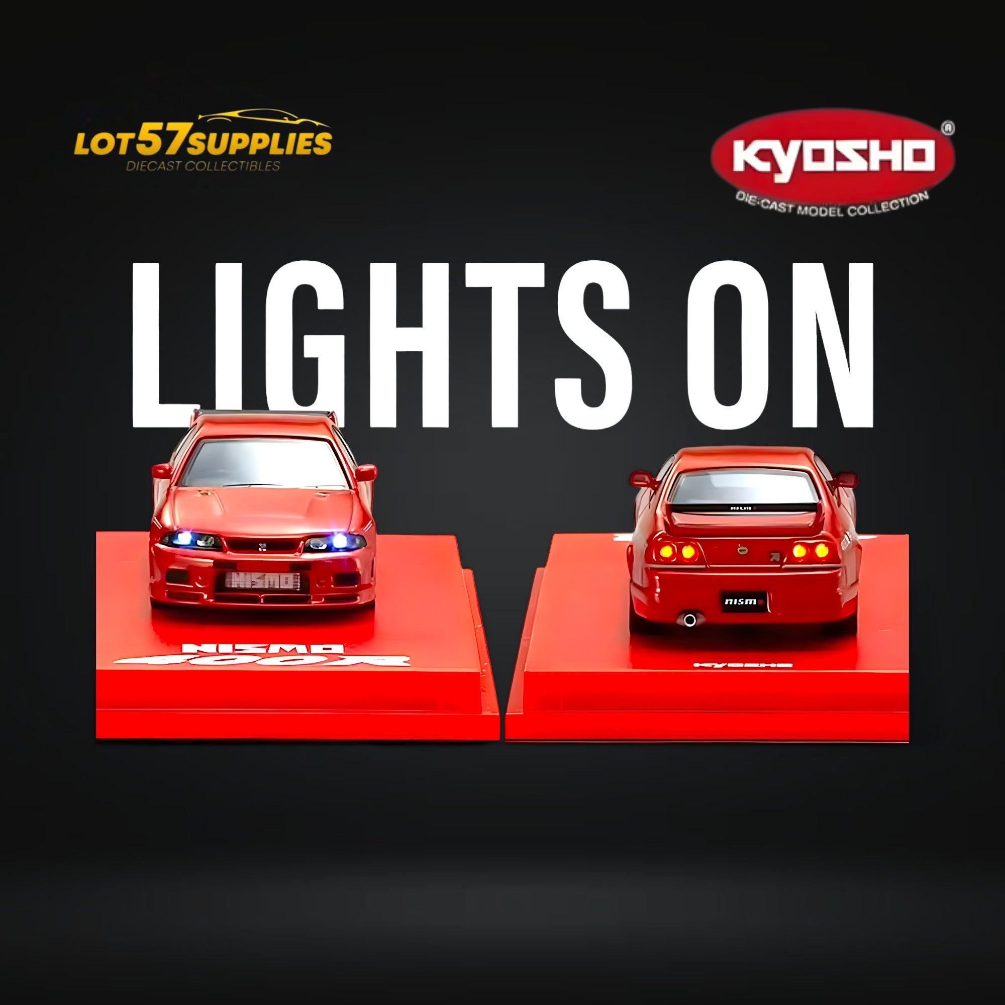 Kyosho Nismo 400R R33 Red Light Version 1:64