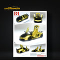 Rhino Model Lamborghini LP700-4 Roadster LBWK Gold 1:64