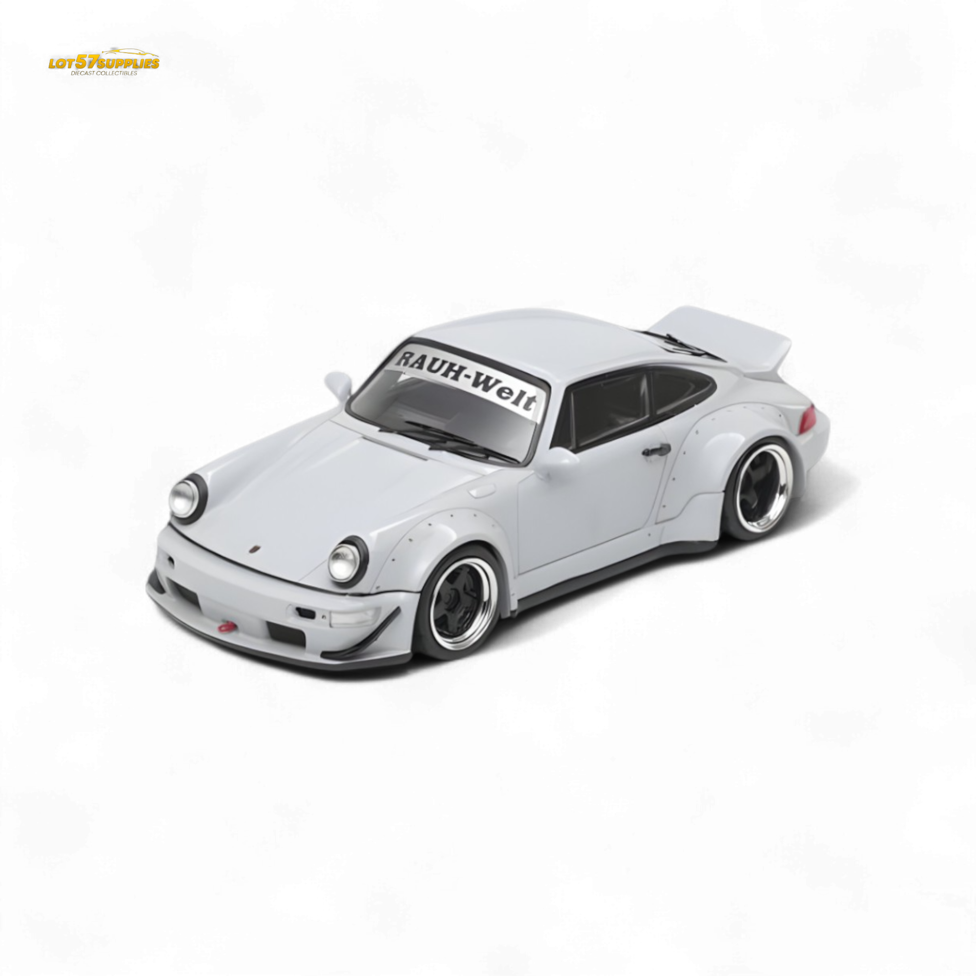 Fast Speed RWB 964 Wide-Body Duck Wing Grey 1:64
