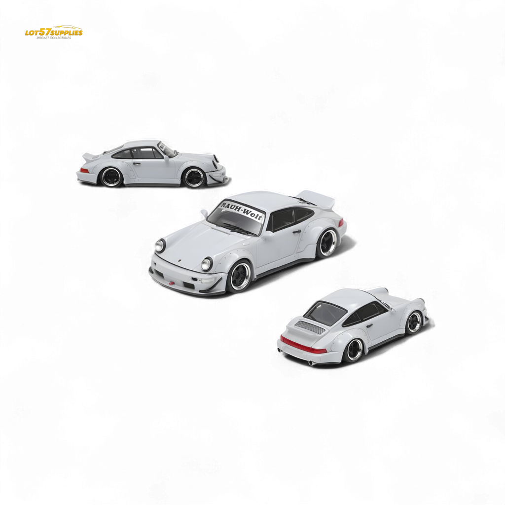 Fast Speed RWB 964 Wide-Body Duck Wing Grey 1:64