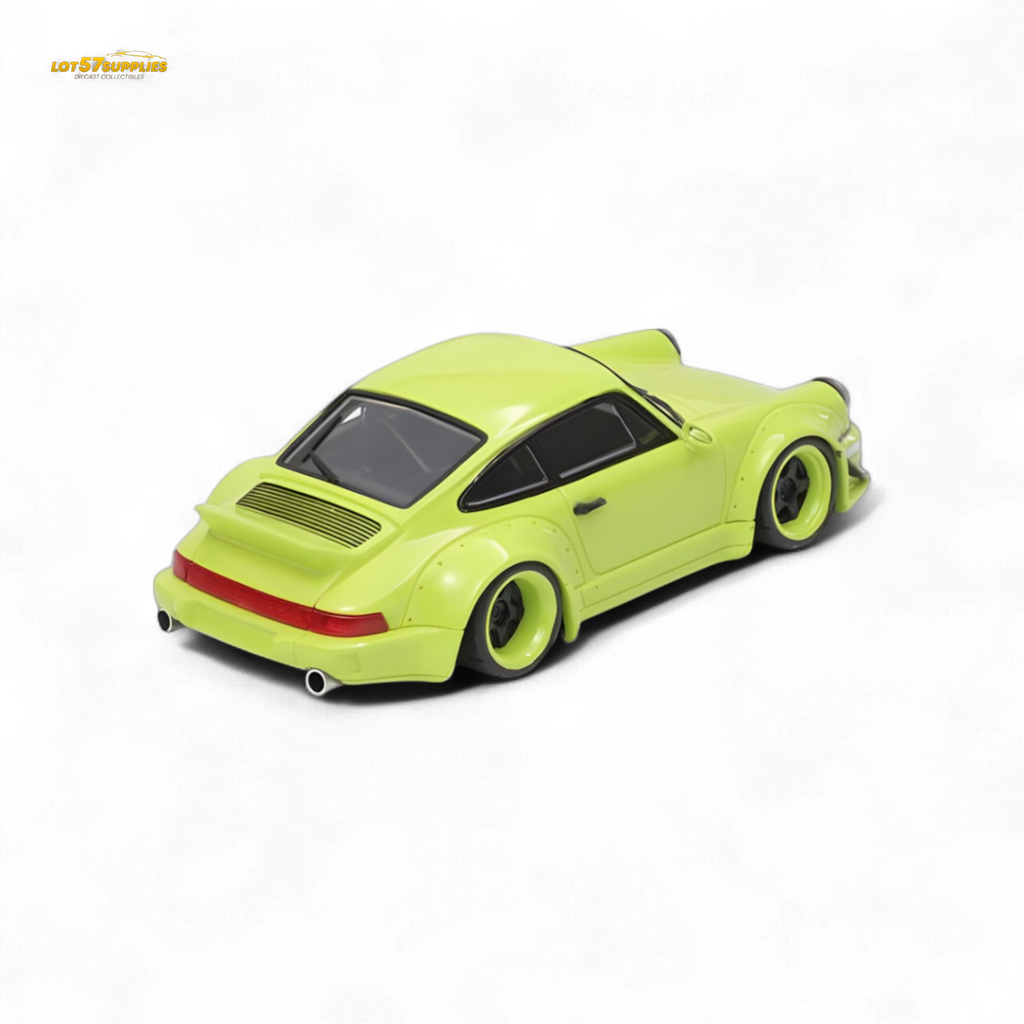 Fast Speed Rauh-Welt RWB964 Wide-Body Duck Wing Green 1:64