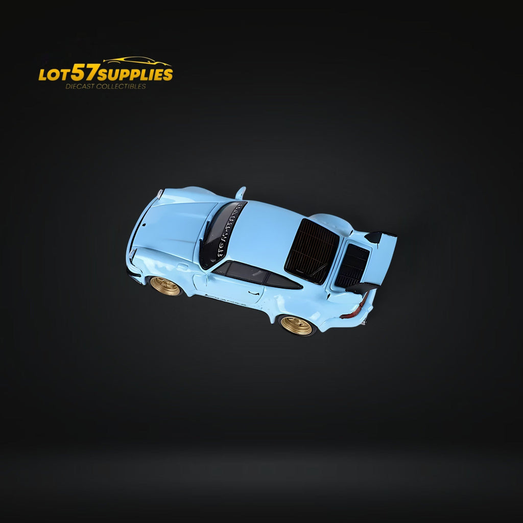 Fast Speed Porsche 964 RWB Tiffany Blue 1:64