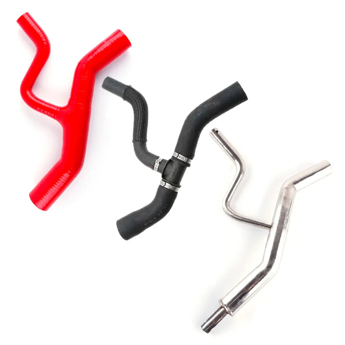 VW Golf MK4 / Jetta MK4 / Bora & Audi A3 8L 1.8T AUM / AUQ Silicone Crankcase Breather Hose Kit 1998 - 2006 (5-Piece Set)