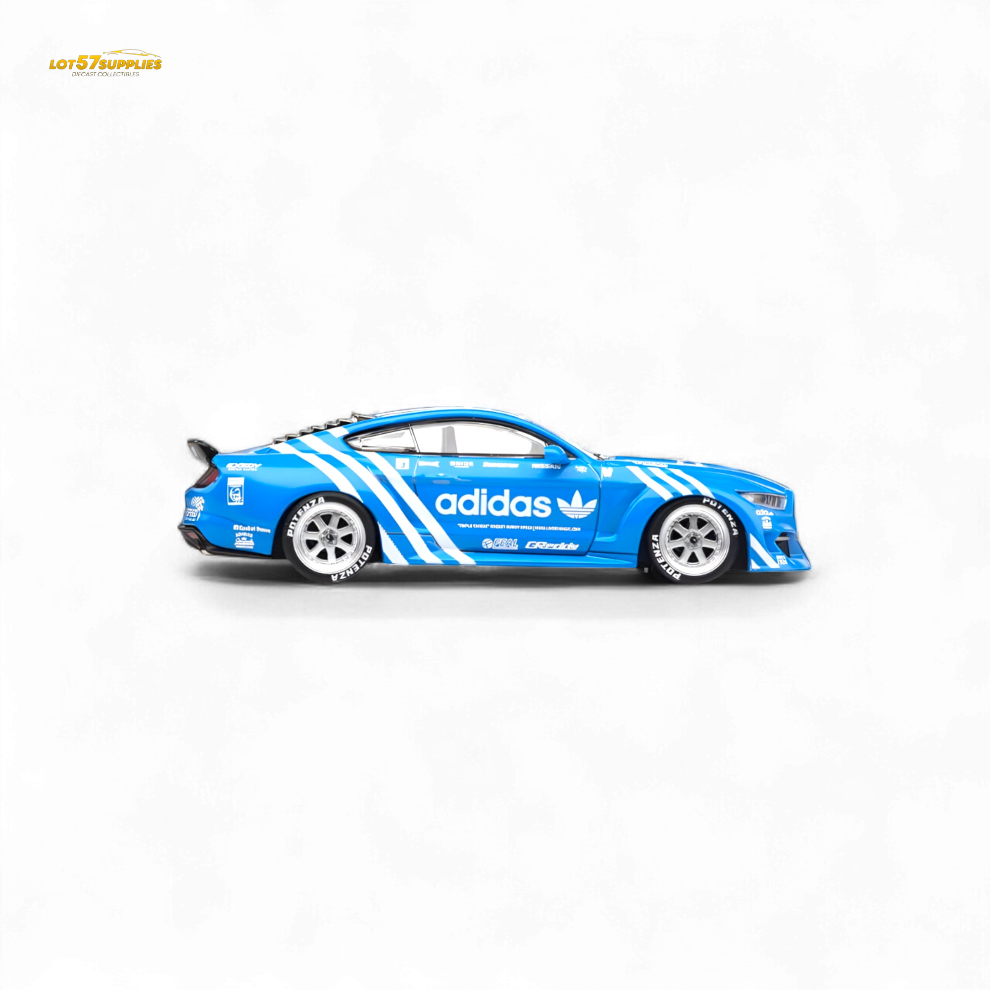 Liberty64 Ford Mustang GT Widebody Modified 1:64