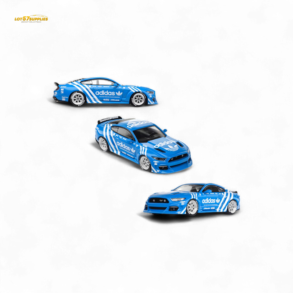 Liberty64 Ford Mustang GT Widebody Modified 1:64