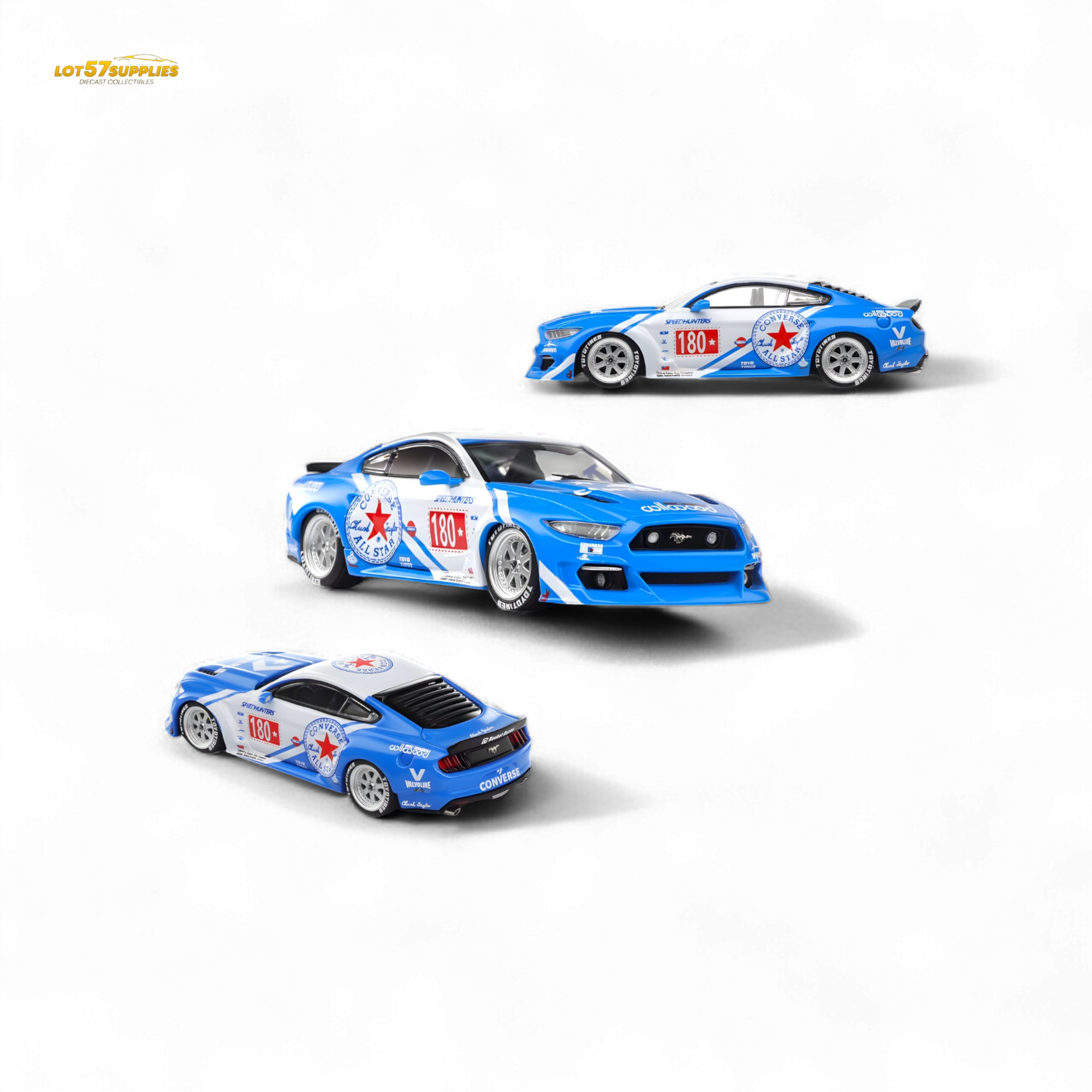 Liberty64 Ford Mustang GT Widebody Converse 1:64