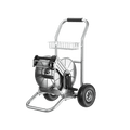 Garden Hose Reel Cart-2 Wheels-Stainless Steel-Heavy Duty