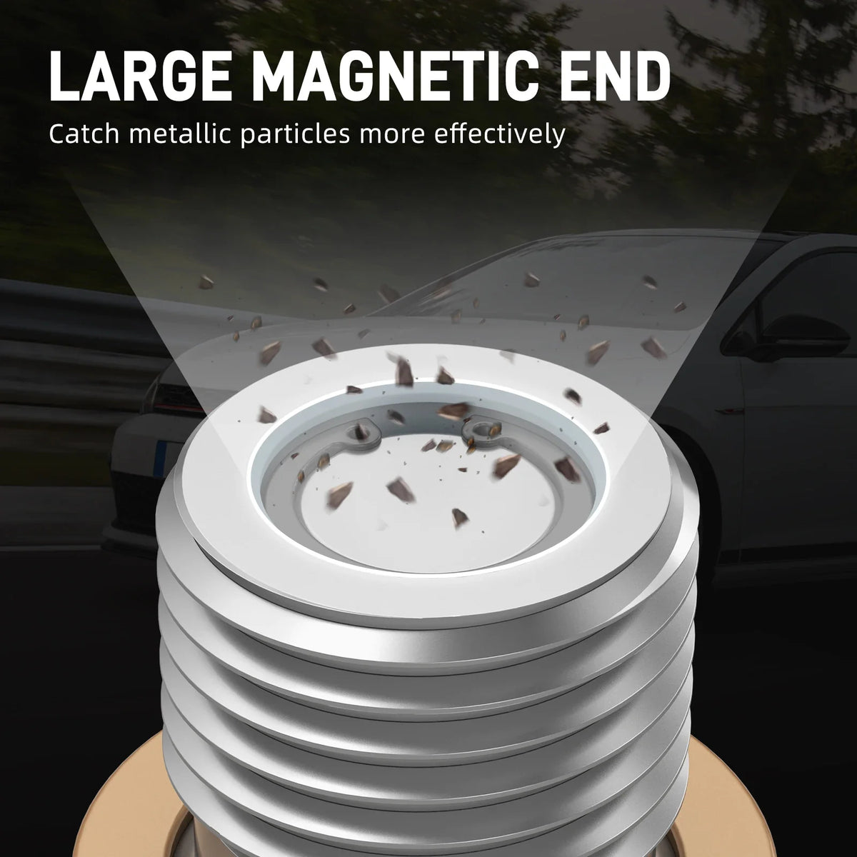 VW Golf / Passat / Tiguan / Audi A3 A4 A5 A6 TT Stainless Steel Magnetic Differential Drain Plug M10x1.0 N90281802 2000 - 2017