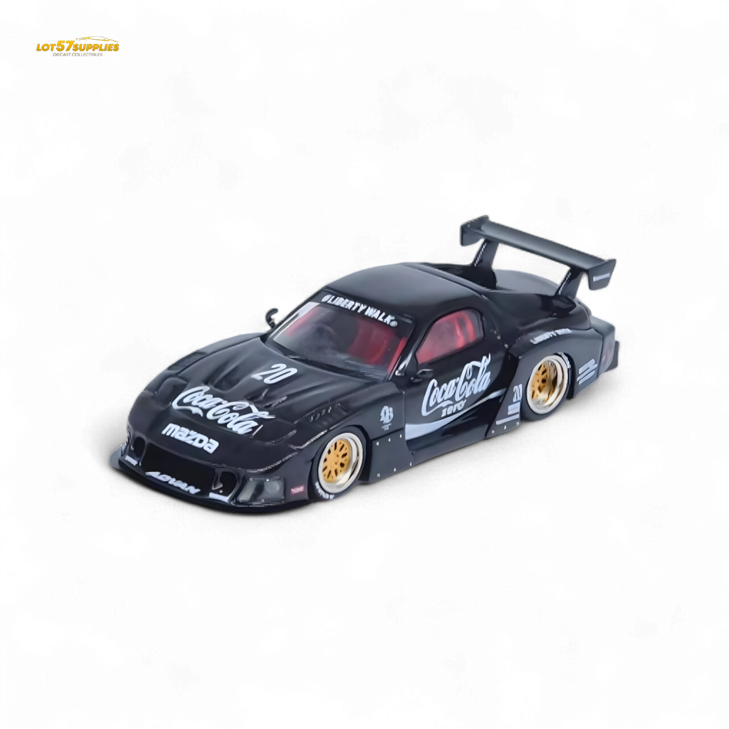 INNO64 Mazda RX-7 LBWK Black 1:64
