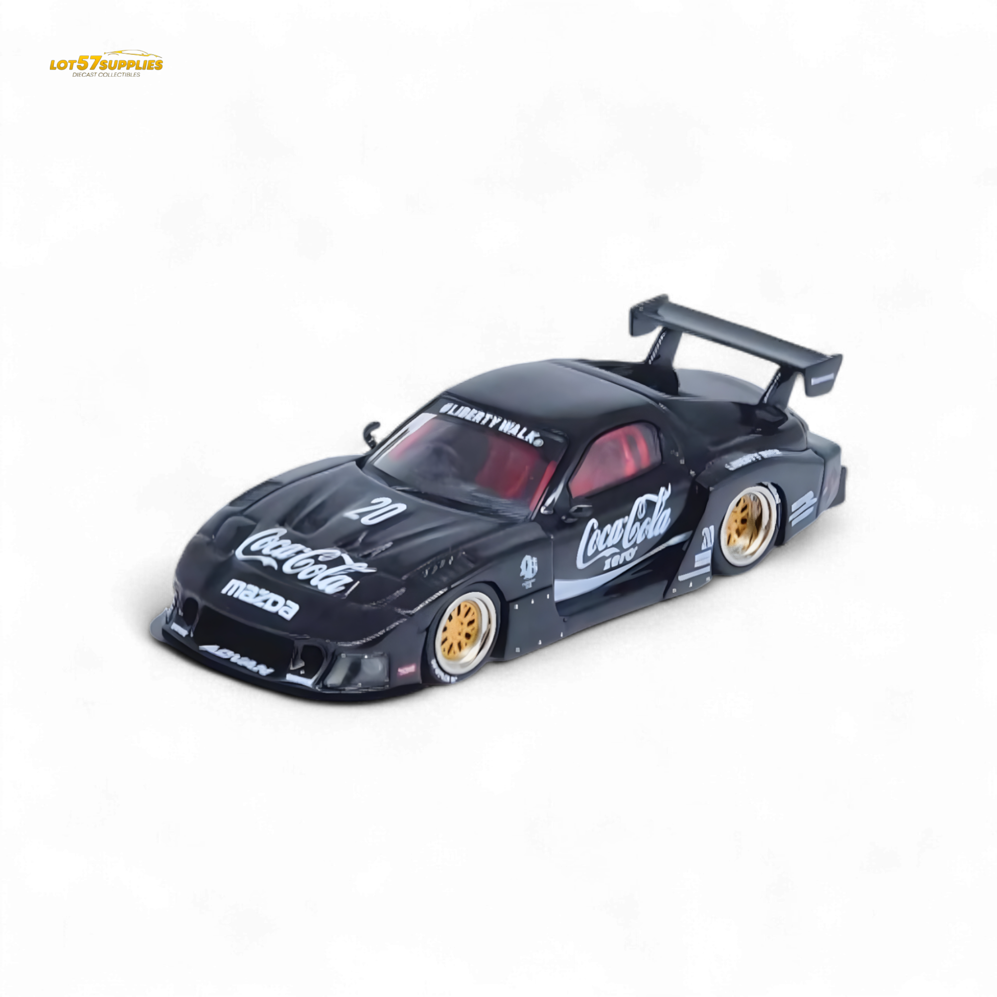 INNO64 Mazda RX-7 LBWK Black 1:64