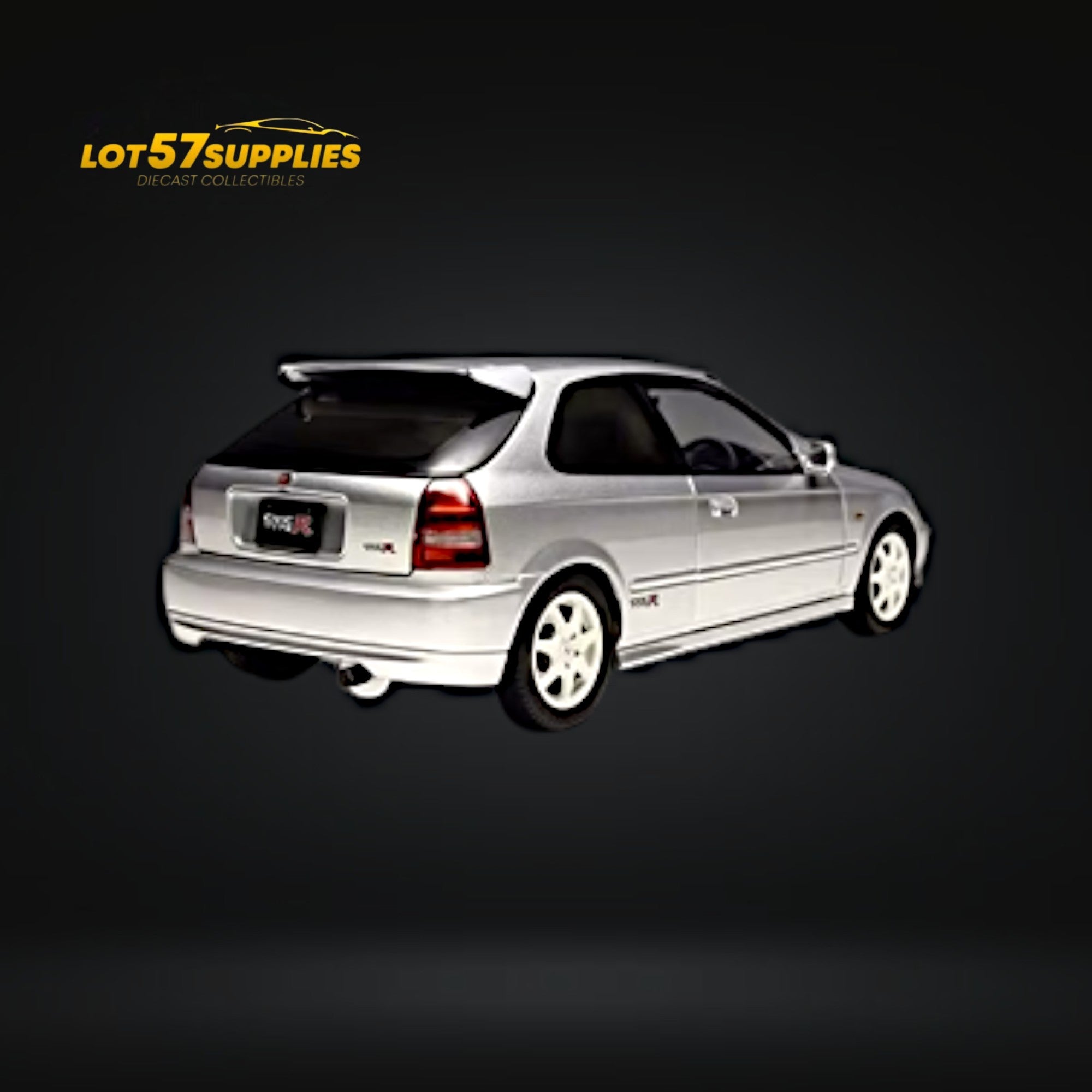 MOTORHELIX Honda Civic Type-R EK9 Silver 1:18